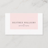 赤面ピンクソーシャルメディア名刺 名刺 (正面)