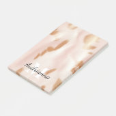 赤面ピンクタンサウスウェストフェイクコーヒド女性のカーボーイ ポストイット (アングル)