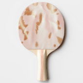 赤面ピンクタンサウスウェストフェイクコーヒド女性のカーボーイ 卓球ラケット (裏面)