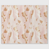 赤面ピンクタンサウスウェストフェイク女性のカーボーイコーヒド ラッピングペーパー (フラット)