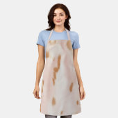 赤面ピンクタンサウスウエストコフェイクウィド エプロン (着用した状態)