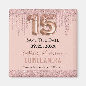 赤面ピンクダイヤモンドキンセアニェラ保存日 マグネット (正面)