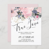 赤面ピンクダスティブルーフローラ結婚ズバジェット (正面/裏面)