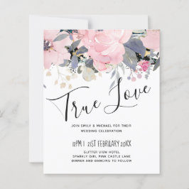 赤面ピンクダスティブルーフローラ結婚ズバジェット