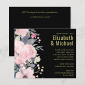 赤面ピンクダスティブルーフローラ結婚ズバジェット (正面/裏面)