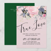 赤面ピンクダスティブルーフローラ結婚ズバジェット (正面/裏面)