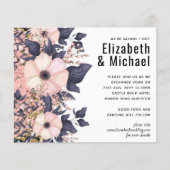 赤面ピンクダスティブルーブラック結婚ズフローラ予算 (正面)