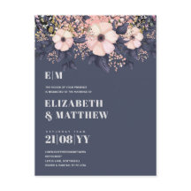 赤面ピンクダスティブルーロセゴールドフローラ結婚ズシック