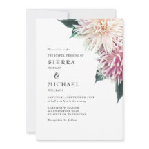 赤面ピンクダリアフローラフォレストグリーンズ