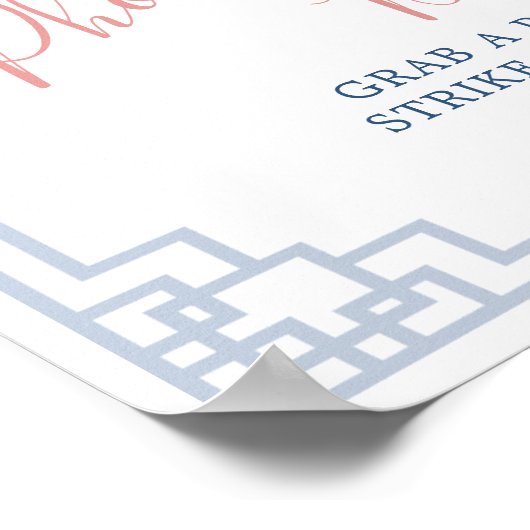 赤面ピンクチノイスリージンジャージャーブトブース ポスター (角)