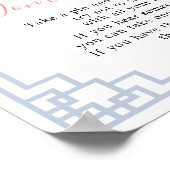 赤面ピンクチノイスリージンジャージャーベビーと言わない ポスター (角)