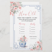 赤面ピンクチノイスリージンジャージャールどのように古い親 (正面/裏面)