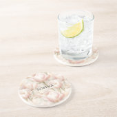 赤面ピンクチューリップフローラ コースター (側面)