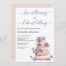 赤面ピンクティアドケーキピンクローズブライダルシャワー