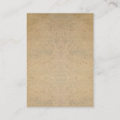 赤面ピンクテラコッタテクスチャロゴイヤリングディスプレイ 名刺 (裏面)