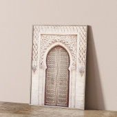 赤面ピンクテラコッタモロッコドア ポスター