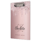 赤面ピンクドリップモノグラム事業 クリップボード (左)