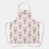 赤面ピンクニャック エプロン (正面)