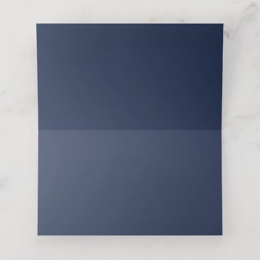 赤面ピンクネービーブルーフローラエレガント座席表 プレイスカード (内部開封)