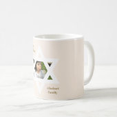 赤面ピンクハッピーハヌカーかわいい写真 コーヒーマグカップ (正面右)