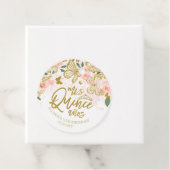 赤面ピンクバタフライフローラキンセアニェラパーティー フェイバータグ (インサイチュ)