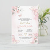 赤面ピンクバターフライキンセアニェラ 招待状 (スタンド正面)