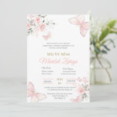 赤面ピンクバターフライキンセアニェラ 招待状 (スタンド正面)