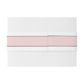 赤面ピンクバンドとイニシャル結婚ズ 招待状ベリーバンド (裏面例)