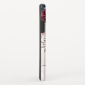 赤面ピンクバーガンディフローラiPhone XRケース Case-Mate iPhoneケース (裏面/右)