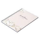 赤面ピンクパーソナライズされたノフェミニンート ノートブック (左側)