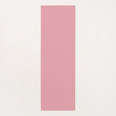 赤面ピンクパーソナライズされた名 ヨガマット (裏面)