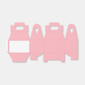 赤面ピンクパーティー特典ボックス フェイバーボックス (折り畳みなし)