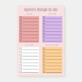 赤面ピンクパープルが企画 ポストイット (正面)