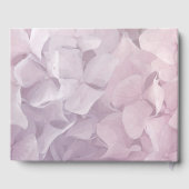 赤面ピンクパープルアジサイ夏のフローラ ゲストブック (裏面)