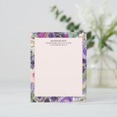 赤面ピンクパープルウォーター色フローラ (スタンド正面)