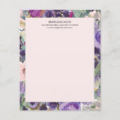 赤面ピンクパープルウォーター色フローラ (正面)