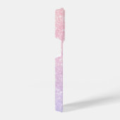 赤面ピンクパープルグリッタースパークル電話ケース iPhoneケース (右側面)