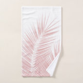 赤面ピンクパーム葉ズドリームカリサマービブズ1 バスタオルセット (ハンドタオル)