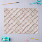 赤面ピンクパールシェル金ゴールドグリッターマーメイド   薄葉紙 (クラフト)