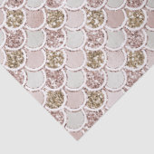 赤面ピンクパールシェル金ゴールドグリッターマーメイド   薄葉紙 (詳細)