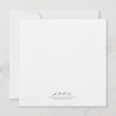 赤面ピンクヒトデの結婚式の日付を保存 セーブザデート (裏面)