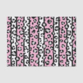 赤面ピンクヒョウ印刷はっきりしたティッシュペーパー 薄葉紙 (正面)