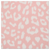 赤面ピンクヒョウ柄 ファブリック (見本)