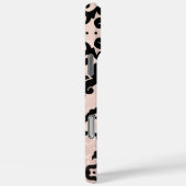 赤面ピンクビクトリアンフローラダマスク Case-Mate iPhoneケース (裏面 / 右)