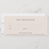 赤面ピンクビジネスギフト券シンプル (裏面)