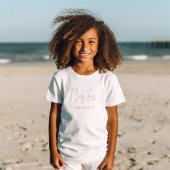 赤面ピンクビッグシス名前をカスタムする Tシャツ