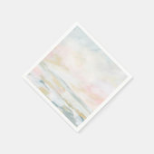 赤面ピンクビーチシースケープペーパーナプキン スタンダードカクテルナプキン (角)