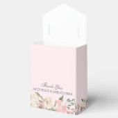 赤面ピンクピエレガントオニー水カラーフローラ結婚 フェイバーボックス (オープン)