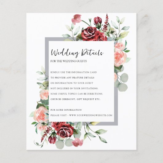 赤面ピンクピーチアンドコーラルフローラ結婚ズ詳細 (正面)