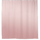 赤面ピンクピーチグラデーション シャワーカーテン (正面)